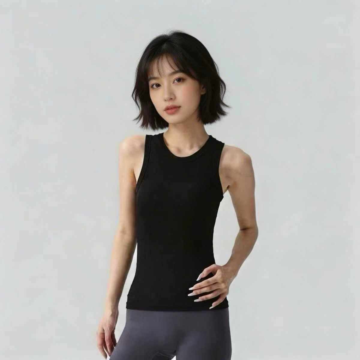 Bulk Clearance Stock Lot New Nylon Women's Yoga Sports Tank Top Camisole, Sizes S-3XL, 1000 Thousand Pieces - Image 1