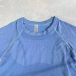 500 Pcs Women's Long Sleeve Crew Neck Slim Fit High Stretch Yoga Sport Tops, Size S-XL Bulk Stock - Image 6