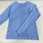 500 Pcs Women's Long Sleeve Crew Neck Slim Fit High Stretch Yoga Sport Tops, Size S-XL Bulk Stock - Image 2