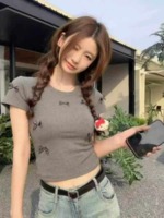 Clearance Sale 581 Pieces Assorted Premium Cotton Neck-Bound Short Sleeve T-Shirts Stock Wholesale - Image 6