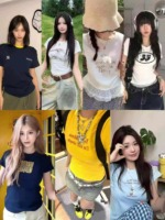 Clearance Sale 581 Pieces Assorted Premium Cotton Neck-Bound Short Sleeve T-Shirts Stock Wholesale - Image 5