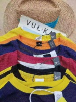 Clearance Sale 581 Pieces Assorted Premium Cotton Neck-Bound Short Sleeve T-Shirts Stock Wholesale - Image 4