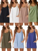 Brand Women's Cami One Piece Romper Jumpsuit Shorts Sizes S-XL, Around 300 Pieces Bulk Stock Clearance - Image 4