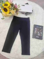 786 Pieces Women's Summer Modal High Waist Seamless Hip Lift Capri Yoga Leggings Sizes M-L - Image 3