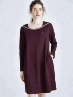 1208 Pcs 2025 New Arrival Women Summer Dark Green Vintage Waist-slimming Hepburn Style Off-shoulder Dress Stock Clearance, Size M-2XL, Individual Packing - Image 6