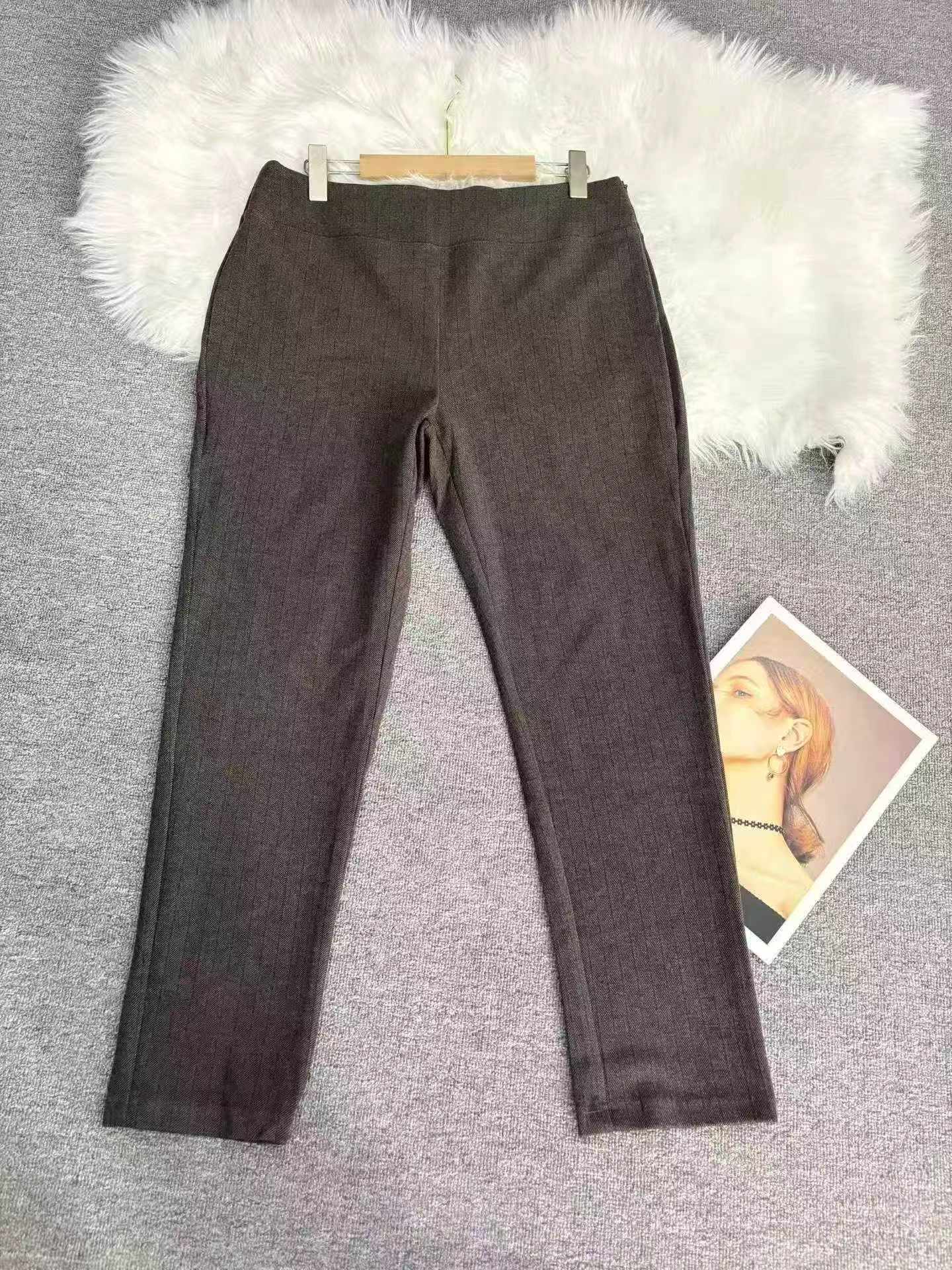 71 Pieces Unisex Big Size Dark Grey Dress Pants, Single Color Whole Lot Clearance - Image 1