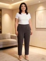 71 Pieces Unisex Big Size Dark Grey Dress Pants, Single Color Whole Lot Clearance - Image 5