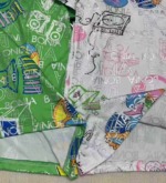 Korean Style Loose Lazy Cotton Printed Crew Neck Women's T-shirts, 3 Colors S-XL, 360 Pcs Stock Lot Wholesale - Image 4