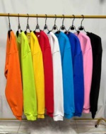 Over 9500 Pieces High Quality Plain Cotton Crewneck Mostly Fleece Lined Sweatshirts Bulk Stock Wholesale - Image 9