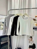 Over 430 Pieces Branded Seasonal Cotton Fleece Lined Bottoming Shirts Sizes S-3XL Bulk Stock - Image 6