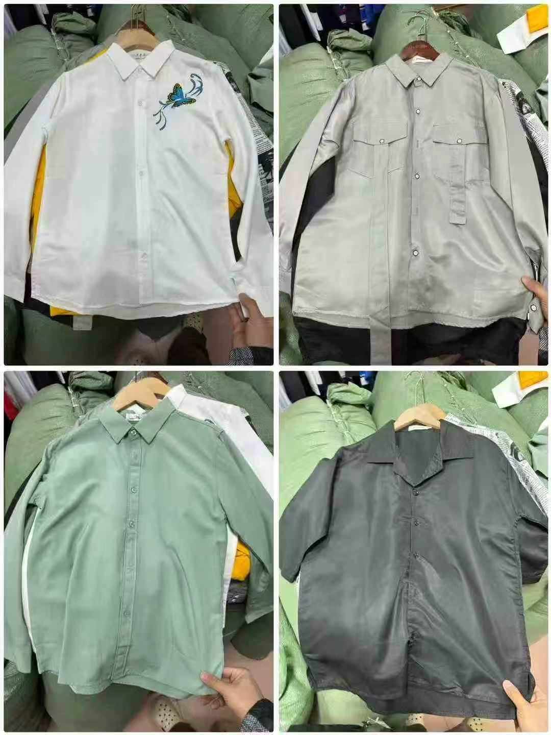 Approx 2500 Pieces VE Men's Workwear Shirts Spring New Long Sleeve Layering Casual Shirt Jacket Stock Lot - Image 2