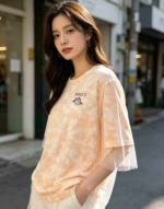 3637 Pcs Women's Summer Trendy Loose Mesh T-Shirts Bulk Stock Wholesale Export - Image 1