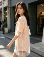 3637 Pcs Women's Summer Trendy Loose Mesh T-Shirts Bulk Stock Wholesale Export - Image 9