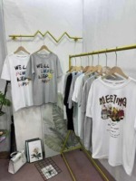 2025 New Summer Women's Pure Cotton Mid-length Short Sleeve T-Shirts, 454 Pieces Bulk Stock Wholesale - Image 2