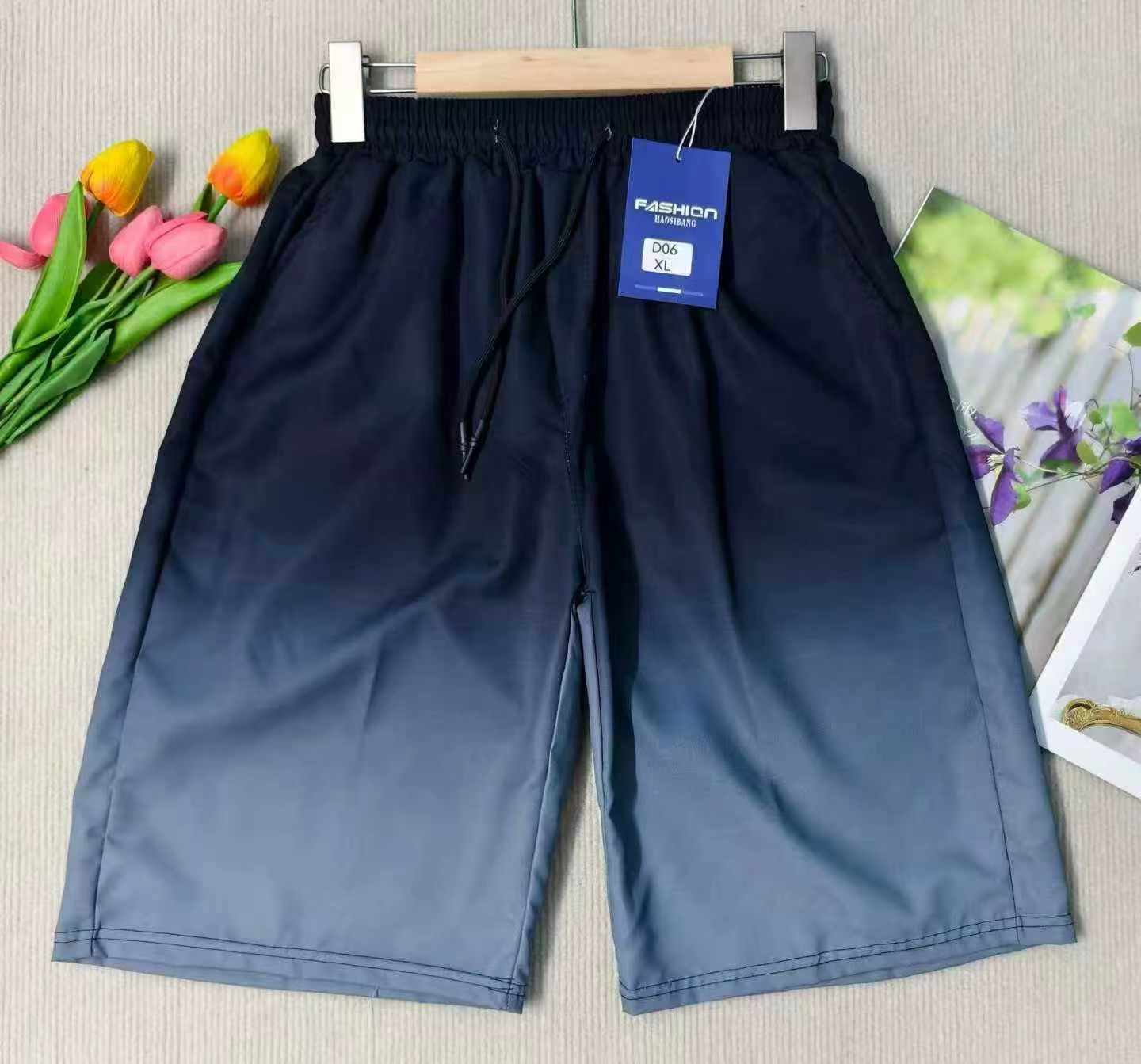 576 Pieces Summer Gradient Casual 5-inch Shorts, Sizes M-3XL, Individual Pack With Hangtag - Image 2
