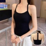 488 Pcs One Size Summer Women's Backless Round Neck Sleeveless Cami Tank Top, Inner & Outer Wear Wholesale Stock - Image 5