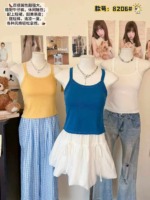 488 Pcs One Size Summer Women's Backless Round Neck Sleeveless Cami Tank Top, Inner & Outer Wear Wholesale Stock - Image 4