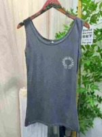 Approx 150 Pcs Plus Size Women's Summer Printed Loose Sleeveless Midi Tank Dress Bulk Stock - Image 3