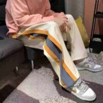 406 Pcs Men's Neutral Style Wide Leg Loose Straight Casual Sports Pants For Spring Autumn - Image 8