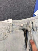 192 Pcs Vintage High Waist Washed Raw Hem Denim A-line Long Skirts For Women - Image 4