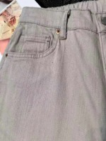 Apricot High Waist Loose Wide Leg Straight Jeans - 183 Pieces Bulk Wholesale Stock - Image 5