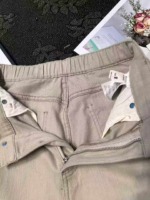 Apricot High Waist Loose Wide Leg Straight Jeans - 183 Pieces Bulk Wholesale Stock - Image 3