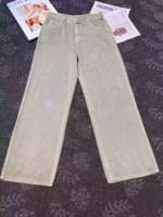 44 Pcs Women's Matcha Green High Waist Straight Wide Leg Jeans 2026 New, Authentic With Original Tag Bulk Stock - Image 7