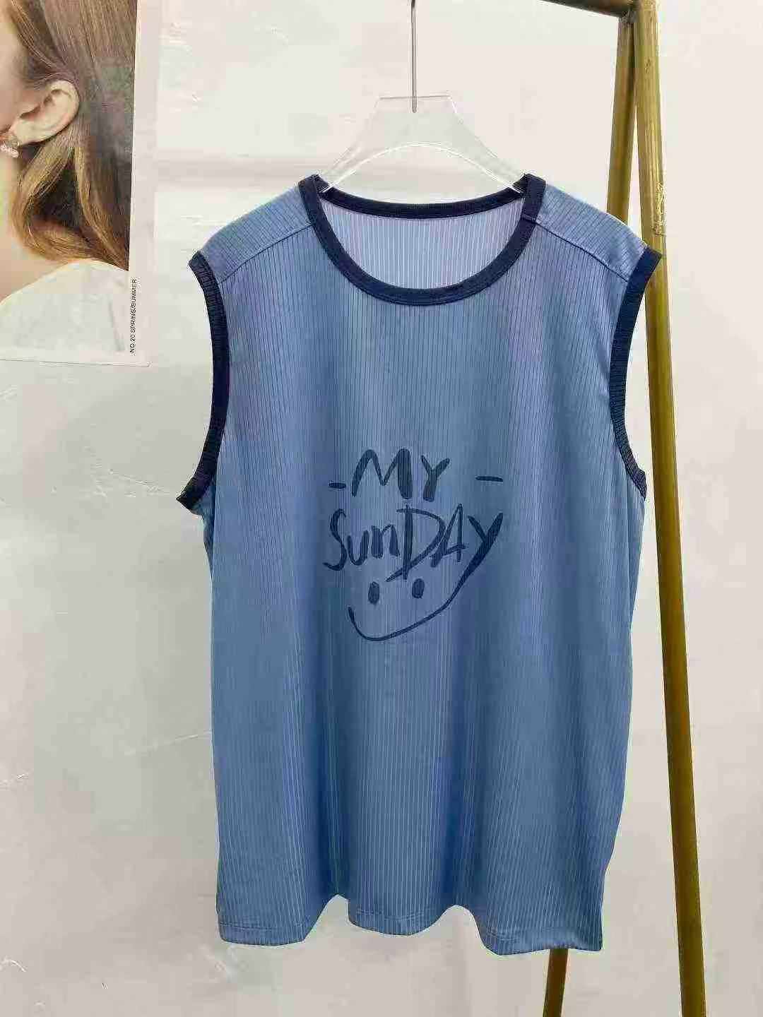 174 Pieces Plus Size Loose Printed Tank Tops Bulk Stock Wholesale - Image 1