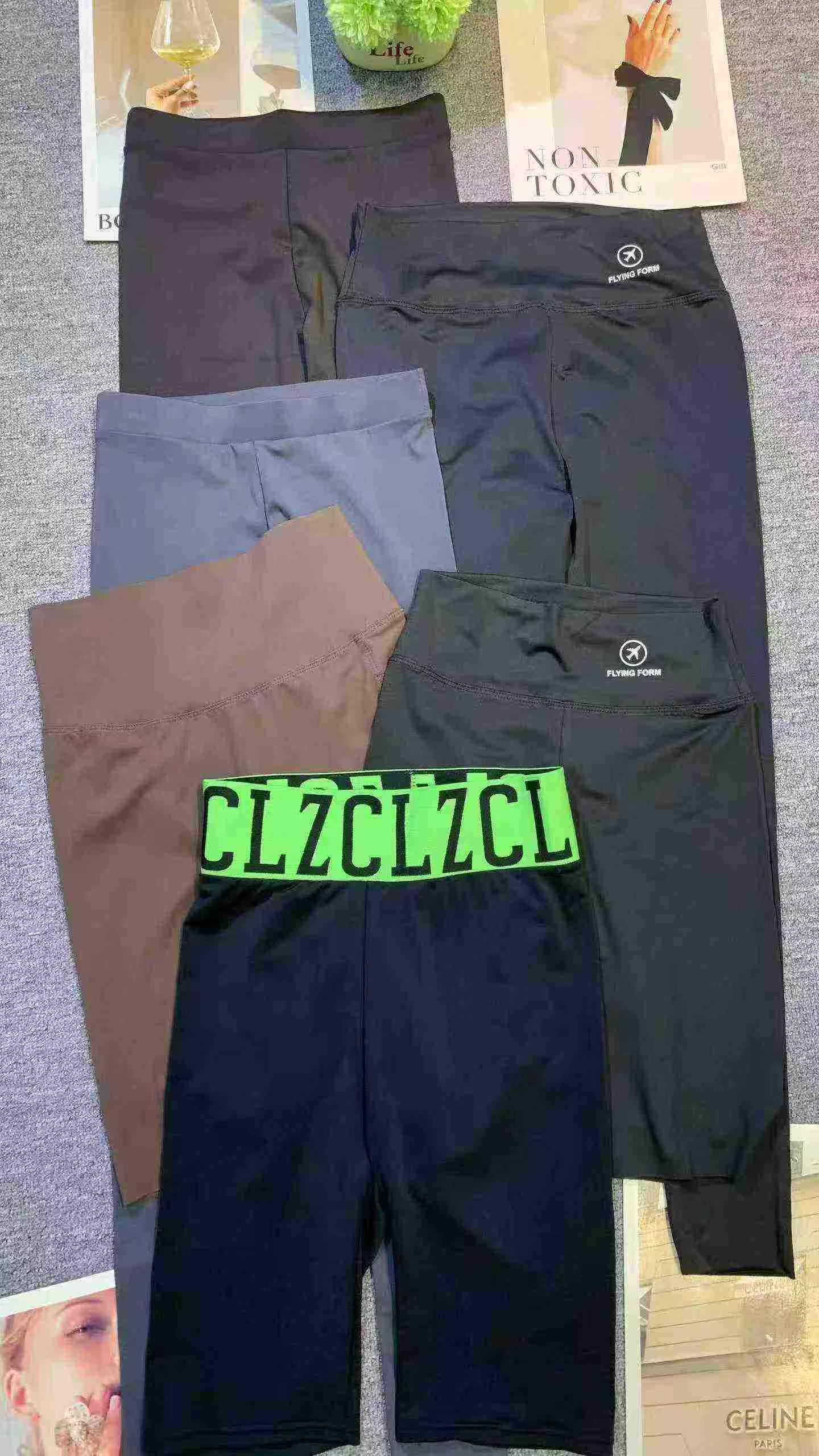 Clearance Sale Summer Thin High Waist Seamless Sports Shark Pants, Approx 55 Pieces, Size S-2XL - Image 1