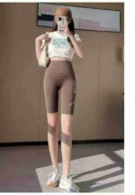 Clearance Sale Summer Thin High Waist Seamless Sports Shark Pants, Approx 55 Pieces, Size S-2XL - Image 3