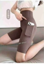 Clearance Sale Summer Thin High Waist Seamless Sports Shark Pants, Approx 55 Pieces, Size S-2XL - Image 2