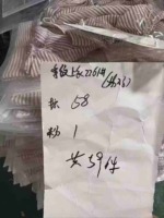 All Clearance: 8.2 CNY Each, Sweet Spicy Contrast Stripe Lace Short Sleeve T-Shirts, Around 60 Pieces, Brown Mainly, One Size - Image 2