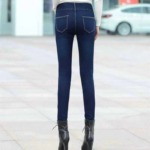 169 Pcs Women's 2026 New Korean Style High Waist Blue Stretch Slim Skinny Pencil Jeans Stock Lot Wholesale - Image 7