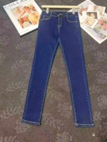 169 Pcs Women's 2026 New Korean Style High Waist Blue Stretch Slim Skinny Pencil Jeans Stock Lot Wholesale - Image 5