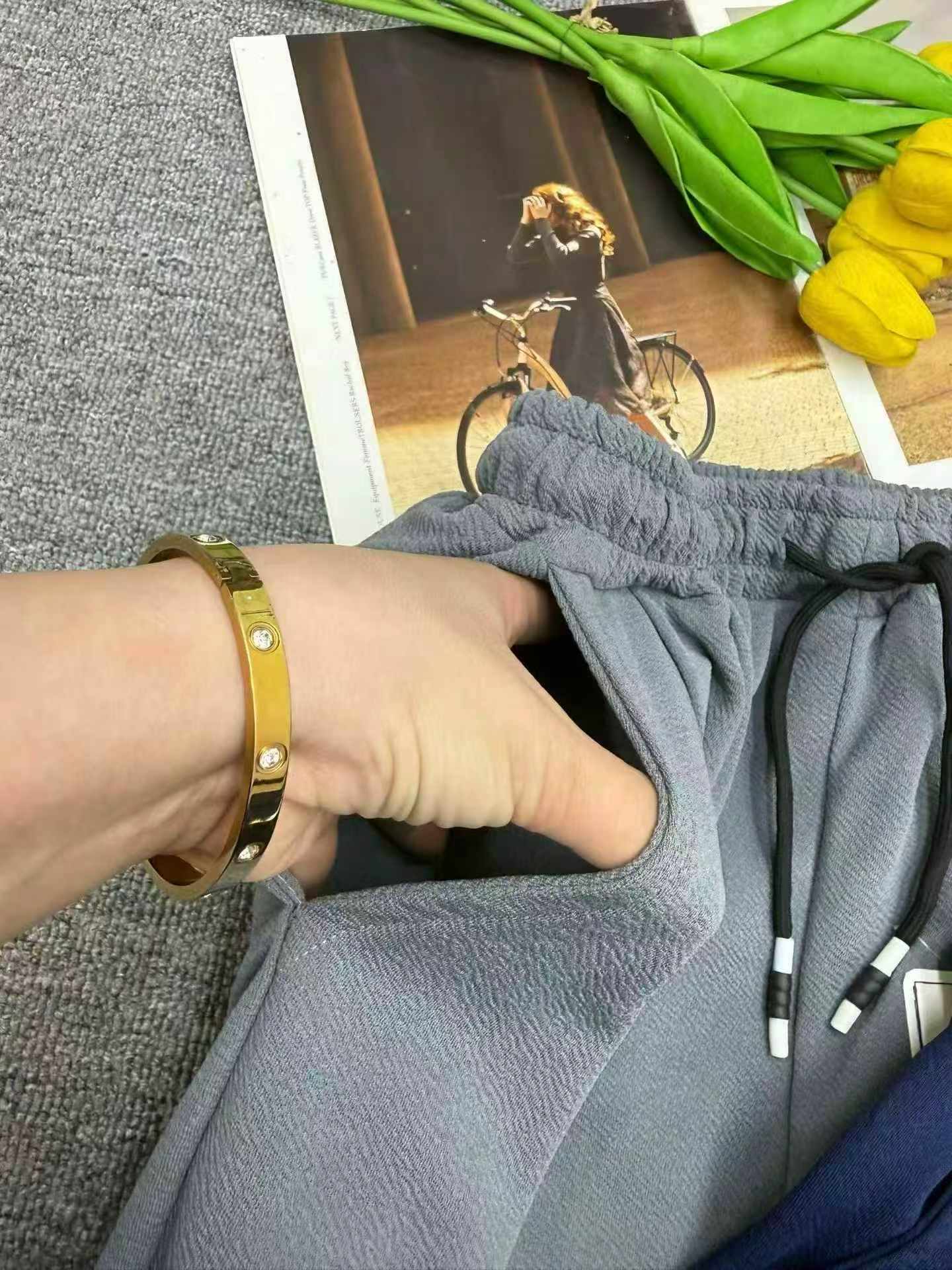 Clearance Bulk Men's Summer Thin Loose Cuffed Jogger Sweatpants, Total 5279 Pieces, Sizes S-3XL - Image 2