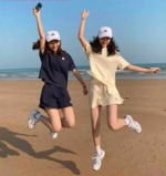 Women's Plus Size Summer Fashion 2-Piece Short Sleeve Top & Shorts Set, Total 413 Sets Bulk Clearance Stock - Image 8