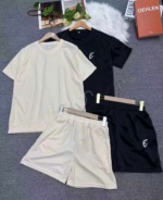 Women's Plus Size Summer Fashion 2-Piece Short Sleeve Top & Shorts Set, Total 413 Sets Bulk Clearance Stock - Image 7