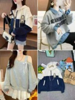 Bulk Clearance Korean Style Sweet Loose Long Sleeve Women Sweatshirts M-2XL, Total 1923 Pieces - Image 5