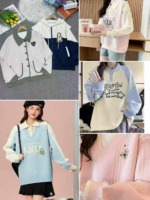 Bulk Clearance Korean Style Sweet Loose Long Sleeve Women Sweatshirts M-2XL, Total 1923 Pieces - Image 4