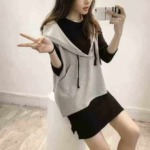 Total About 90 Sets Bulk Stock Women's Outfits: About 60 Korean Style Spring Autumn 2-piece Dress Sets, About 30 Long Sleeve Shorts Sets - Image 6