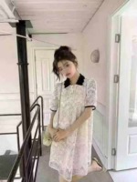 All Clearance: 11.3 CNY Per Set Heavy Lace Lapel A-line Dress Set, Around 60 Sets, Minor Defects - Image 6