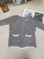 170 Pcs One Size Spring High-end Minimalist Hollow Out Open Cardigan Chinese Stock Clearance - Image 3