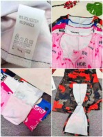 Around 690 Pieces European & American Fashion Sexy Printed Deep V Long Sleeve Bodysuit Stock Clearance - Image 2