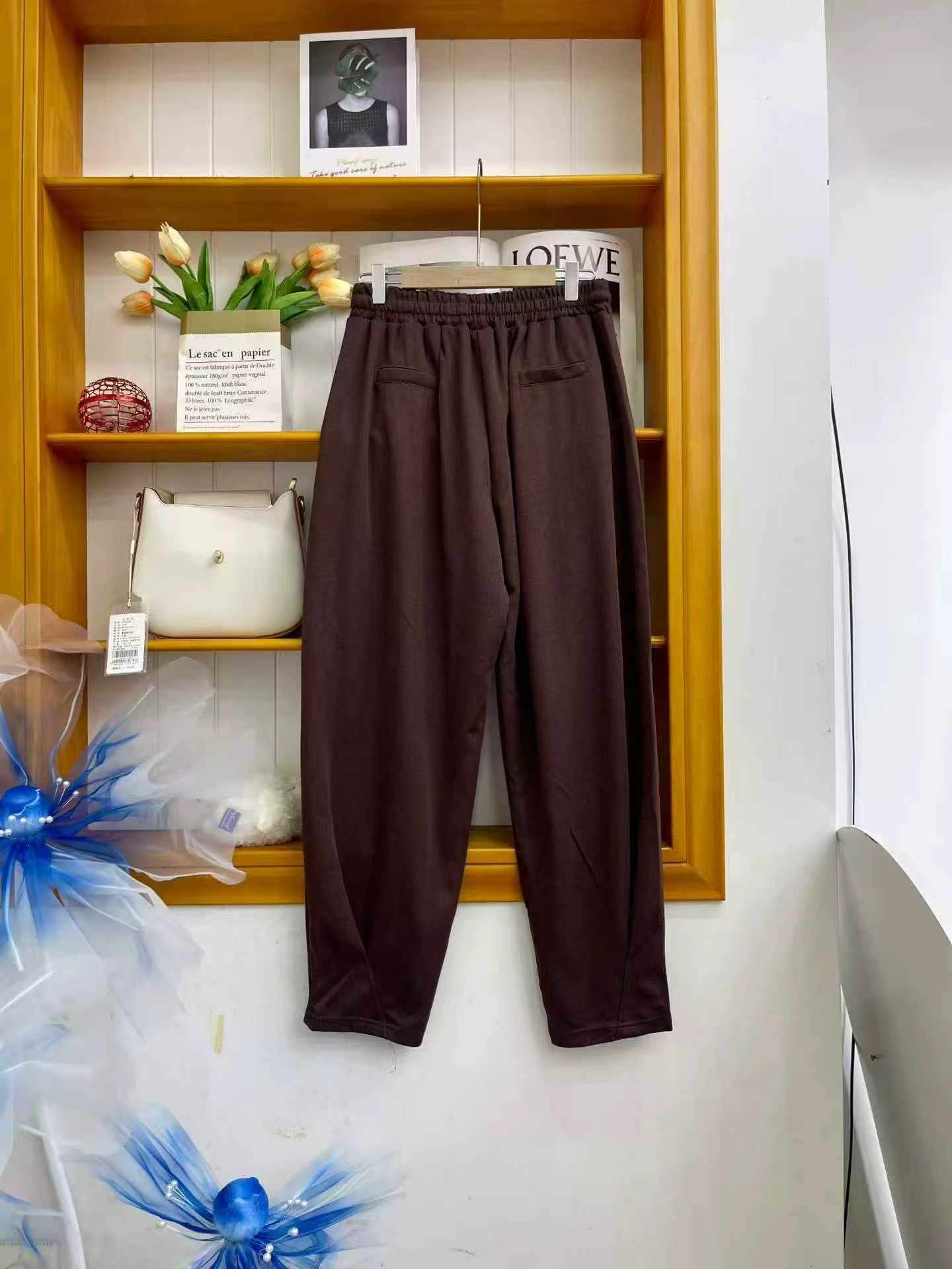 Men's Trendy Solid Color Wide-Leg Harem Pants, 3 Colors Sizes M-3XL, About 50 Pieces Bulk Stock Wholesale - Image 2