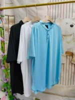 200 Pieces Ice Silk Collar Men's Short Sleeve T-Shirts Sizes M-3XL Clearance Stock Wholesale - Image 5