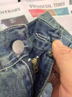 High Waist Wide Leg Women's Hong Kong Style Denim Jeans, 160 Pcs Total, Single Style Single Color, Individual Packing, Sizes XXS-XL, Stock Clearance (908#610) - Image 5