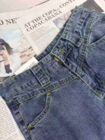 Vintage High Waist Wide Leg Petite Women's Jeans, 140 Pcs, XS-XL, Clearance Price 13.2 CNY - Image 6