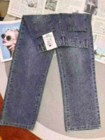 Vintage High Waist Wide Leg Petite Women's Jeans, 140 Pcs, XS-XL, Clearance Price 13.2 CNY - Image 3