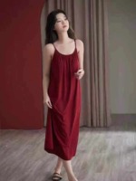 Clearance Bulk 168 Pieces 2026 New Draping Casual Sexy Home Slip Dress With Independent Packaging - Image 1