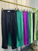 1060 Pcs Women's Casual Stretch High Waist Straight Leg Outer Wear Pants Bulk Stock Wholesale - Image 1